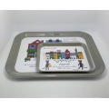 (BC-TM1018) Hot-Sell High quality Reuseable Melamine Serving Tray